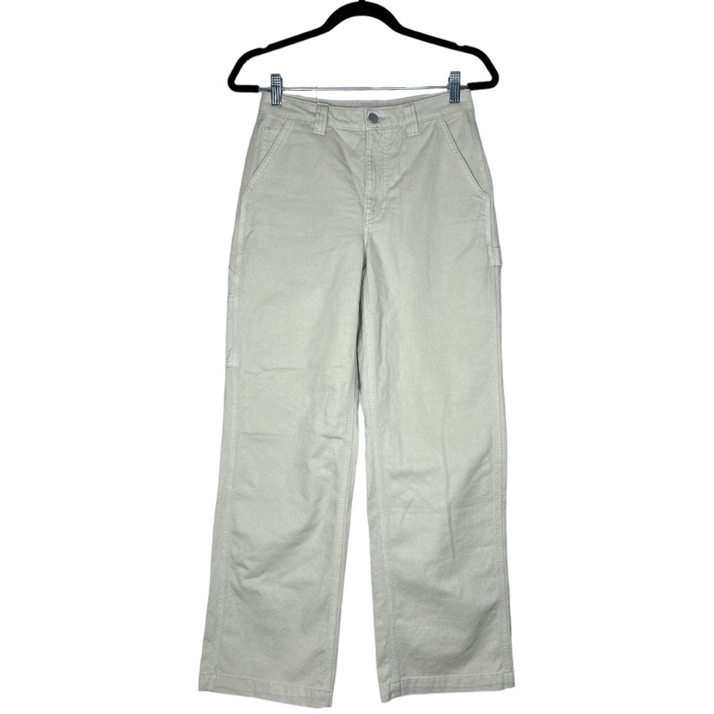 Aritzia TNA Greenwich Carpenter Pants High Waisted Twill Relaxed Size 0